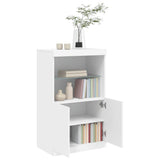 Sideboard with LED Lights White 60.5x37x100 cm 836665