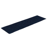 Stair Mats Self-adhesive 15 pcs 76x20 cm Navy Rectangular 326934
