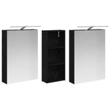 Bathroom Cabinet Set 3 pcs 130 x 14.5 x 70 cm Engineered wood 3403769