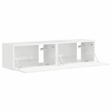 TV Wall Cabinet 2 pcs Gloss White 60 x 31 x 29.5 cm 892198