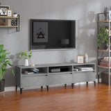 TV Cabinet Concrete Grey 150x30x44.5 cm Engineered Wood 831921