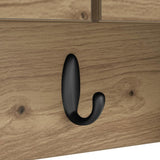 Wall-Mounted Coat Rack Wall-Mounted Artisan Oak 80 x 20 x 30 cm 874346