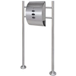 Mailbox on Stand Stainless Steel 271744