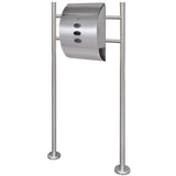 Mailbox on Stand Stainless Steel 271744