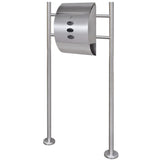 Mailbox on Stand Stainless Steel 271744
