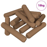 Wooden Dowels 18000 pcs Brown Solid wood 864369