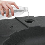 ZNTS 2-Piece Umbrella Base Set: 110kg Sand or 70kg Water 42006933