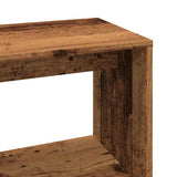 Corner Desk Old Wood 200.5x50x76 cm Engineered Wood 855956