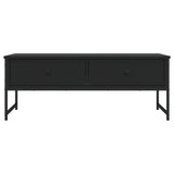 Coffee Table Black 101x49x39.5 cm Engineered Wood 837737