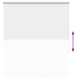 Roller Blind Blackout White 140x175 cm Fabric Width 136.6 cm Polyester 4011942