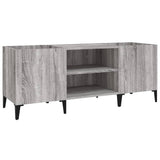 Record Cabinet Grey Sonoma 121x38x48 cm Engineered Wood 831939