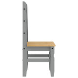 Dining Chairs 2 pcs Corona Grey 42x47x107 cm Solid Wood Pine 4005724