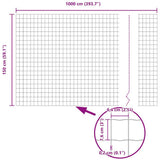 Euro Fence 1.5 x 10 m PVC-coated iron 42004744