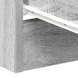 Bedside Cabinet Grey Sonoma 38x35x56 cm Engineered Wood 815323