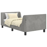 Children's Bed Frame with Headboard Light Grey 80 x 160 cm 42010857