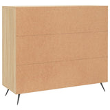 Sideboard Sonoma Oak 90x34x80 cm Engineered Wood 828079