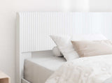 Bed Frame with Storage and Headboard White 90 x 200 cm 3414251