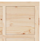 Sliding Door Natural 80 x 208 cm Solid Pine Wood 3445664