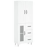 Highboard White 69.5x34x180 cm Engineered Wood 3199969