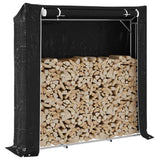 Firewood Rack with Rain Cover 200x40x200 cm Galvanised Steel 4104956