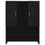 Washing Machine Cabinet 2 pcs Black oak 70.5 x 71.5 x 181.5 cm 3332516