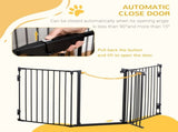 Pet Safety Gate, 3 Panels Playpen Fireplace, Foldable Metal Fence, Stair Barrier, Room Divider, Fire T3398P376450