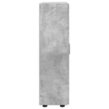 Sideboard with Shelf FLORIN Concrete Grey 55.5 x 29 x 100 cm 880254
