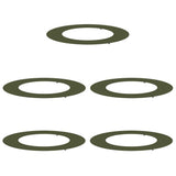 suitable for Flat Tree Rings 5 pcs Olive green 50 / 80 cm Steel 873697