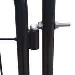 ZNTS Garden Fence Gate 100x100 cm Anthracite 142293