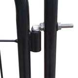 ZNTS Garden Fence Gate 100x100 cm Anthracite 142293