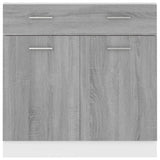 Drawer Bottom Cabinet Lyon Grey Sonoma 80x46x81.5 cm Engineered Wood 815580