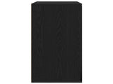 Sideboard Black Oak 79 x 38 x 80 cm Engineered Wood 862269