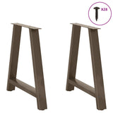 Dining Table Legs A-Shaped 2 pcs 80x cm Steel 4012859
