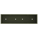 Raised Garden Planter Olive green 100 x 26 x 82 cm Steel 865879