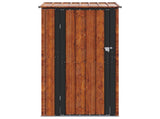 Garden Sheds Brown 103 x 74 x 200 cm Metal 42011294