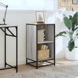 Book Cabinet Grey Sonoma 40x35x76 cm Engineered Wood 849097