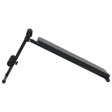 Sit Up Bench Black 124 x 33.5 x 55 cm Powder-Coated Steel 42002575
