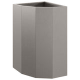 Corner Planter Rusty 30 x 30 x 50 cm Weathering steel 883681
