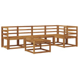 Outdoor Sofa Set 6 pcs Natural Solid Acacia Wood 3366412