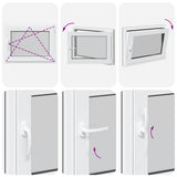 Basement Window "RISOR" 80x60 cm Tilt&Turn DIN Right Anthracite 4108396