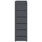 Umbrella Stand Anthracite 15.5 x 15.5 x 49 cm Metal 868514