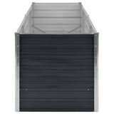 Garden Raised Bed Anthracite 240x80x77 cm Galvanised Steel 45726
