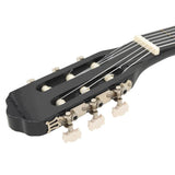 70139 12 Piece Western Guitar Set with Equalizer and 6 Strings Black