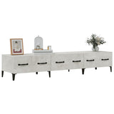 TV Cabinet Concrete Grey 150x34,5x30 cm Engineered Wood 812649