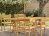 Folding Garden Table 160x85x75 cm Solid Eucalyptus Wood 312454