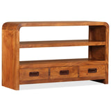 TV Cabinet Solid Wood Acacia 90x30x55 cm 244681