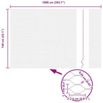 Hexagon Fence Silver 1.4 x 10 m Galvanised steel 42005649