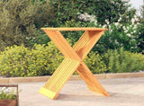 Folding Stool 40x32,5x70 cm Solid Wood Teak 316164