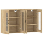 Wall Mounted Cabinets 2 pcs Sonoma Oak Engineered Wood 3197907