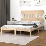 Bed Frame without Mattress 140x190 cm Solid Wood 3104718